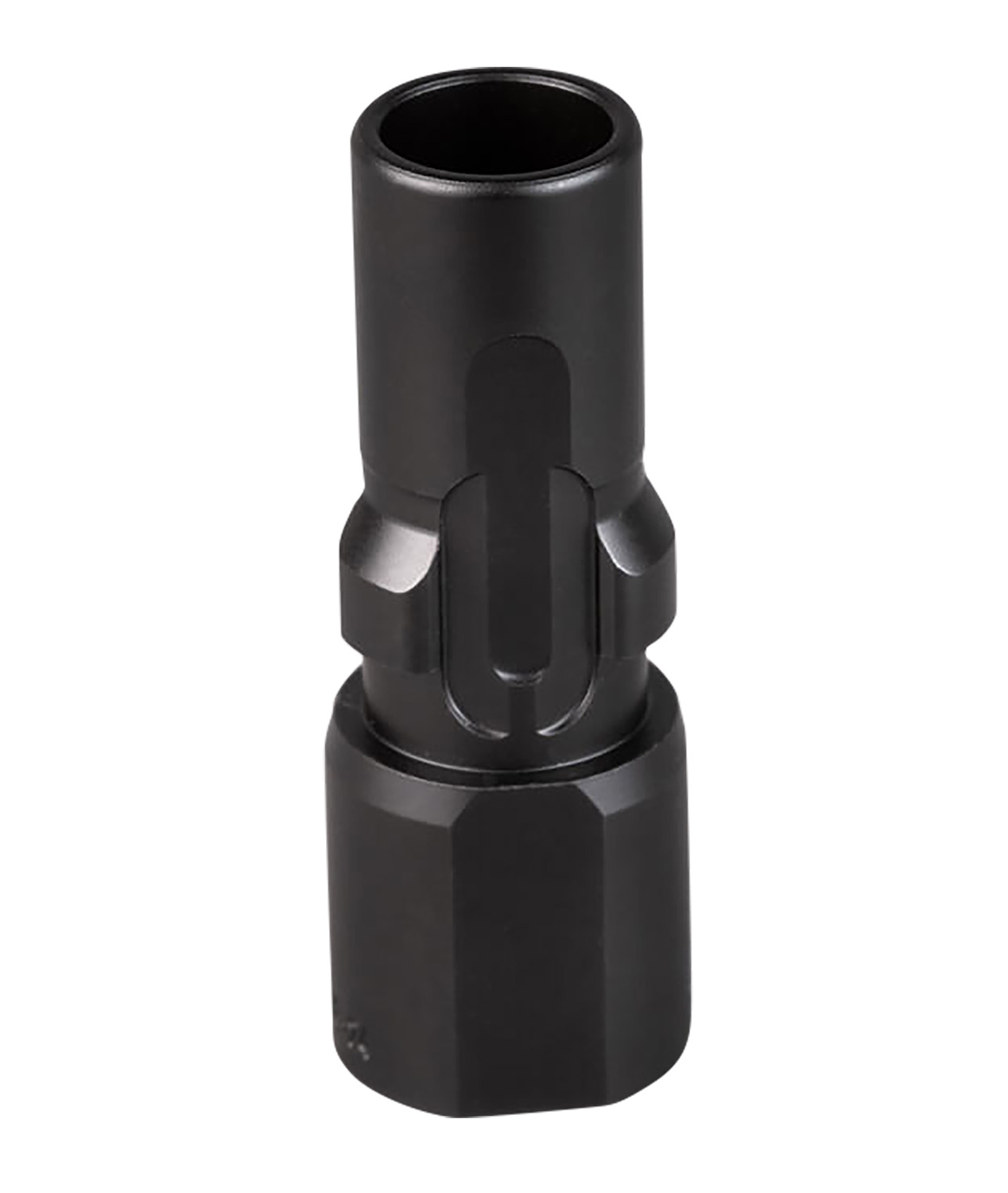 SilencerCo AC2608 3-Lug Muzzle Device M13.5x1LH Threads 45 ACP