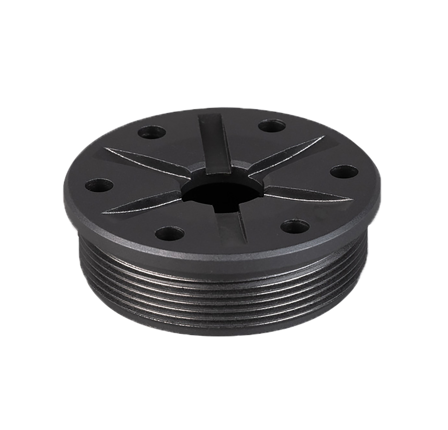 SilencerCo AC5125 Bravo Front Cap 223 Cal Fits Matte Black
