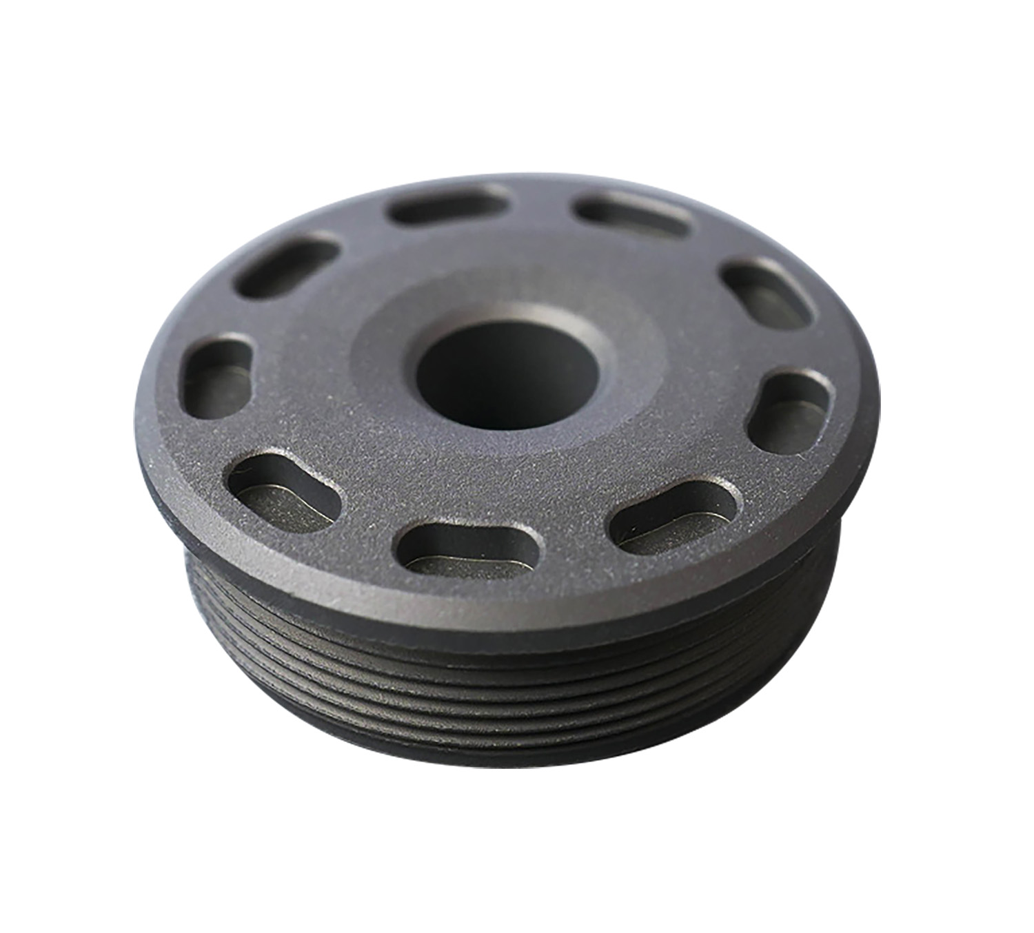 SilencerCo AC5388 Bravo Front Cap 223 Cal Titanium Black - SILENCERCO - 223 CAL