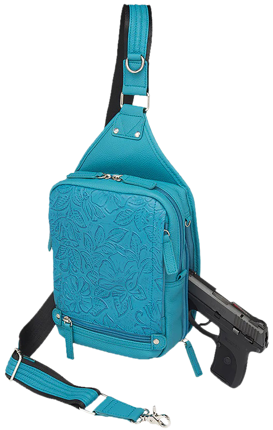 GTM GTM-110/TBLUE MINI SLING COWHIDE TURQ