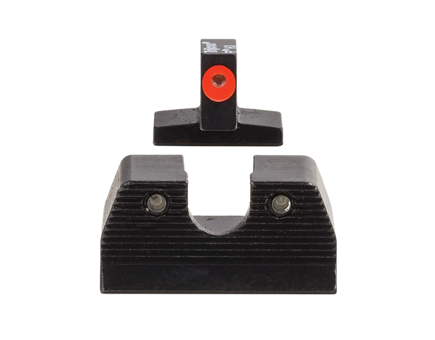 Trijicon 600891 HD XR Night Sight Set Green Tritium/Orange Outline Front