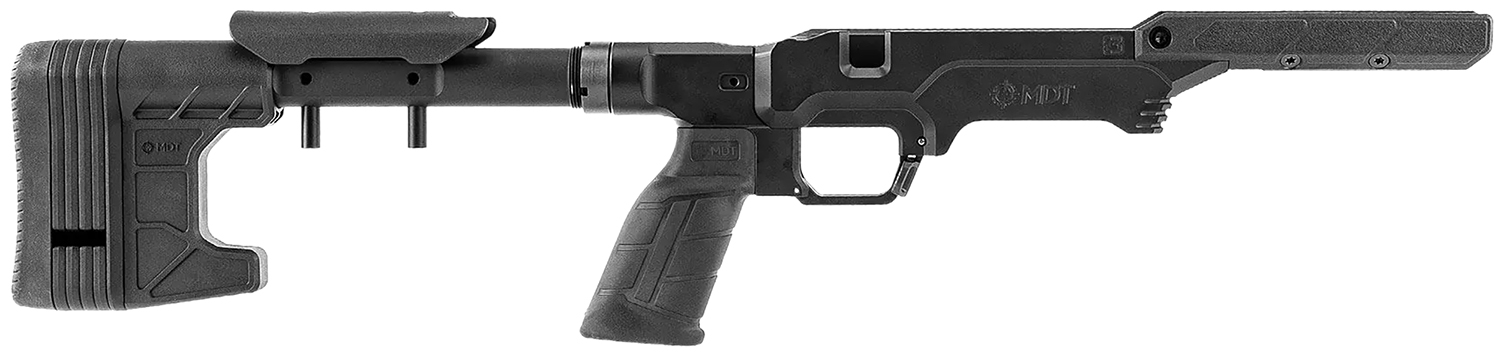 Mdt Sporting Goods Inc 114636BLK The Worker LSS Gen3 Black Fits Remington 700 Short Action