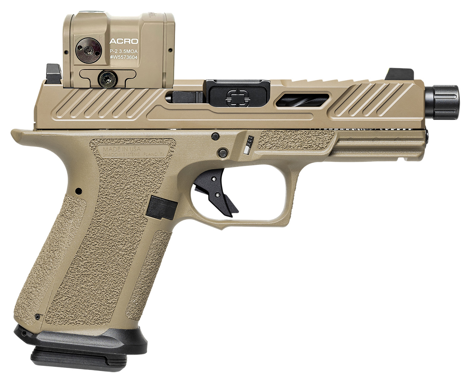 SHADOW SS-1022-AM XR920 9MM ELT OR TH     ACRO FDE SHADOW SS-1022-AM XR920 9MM ELT OR TH     ACRO FDE