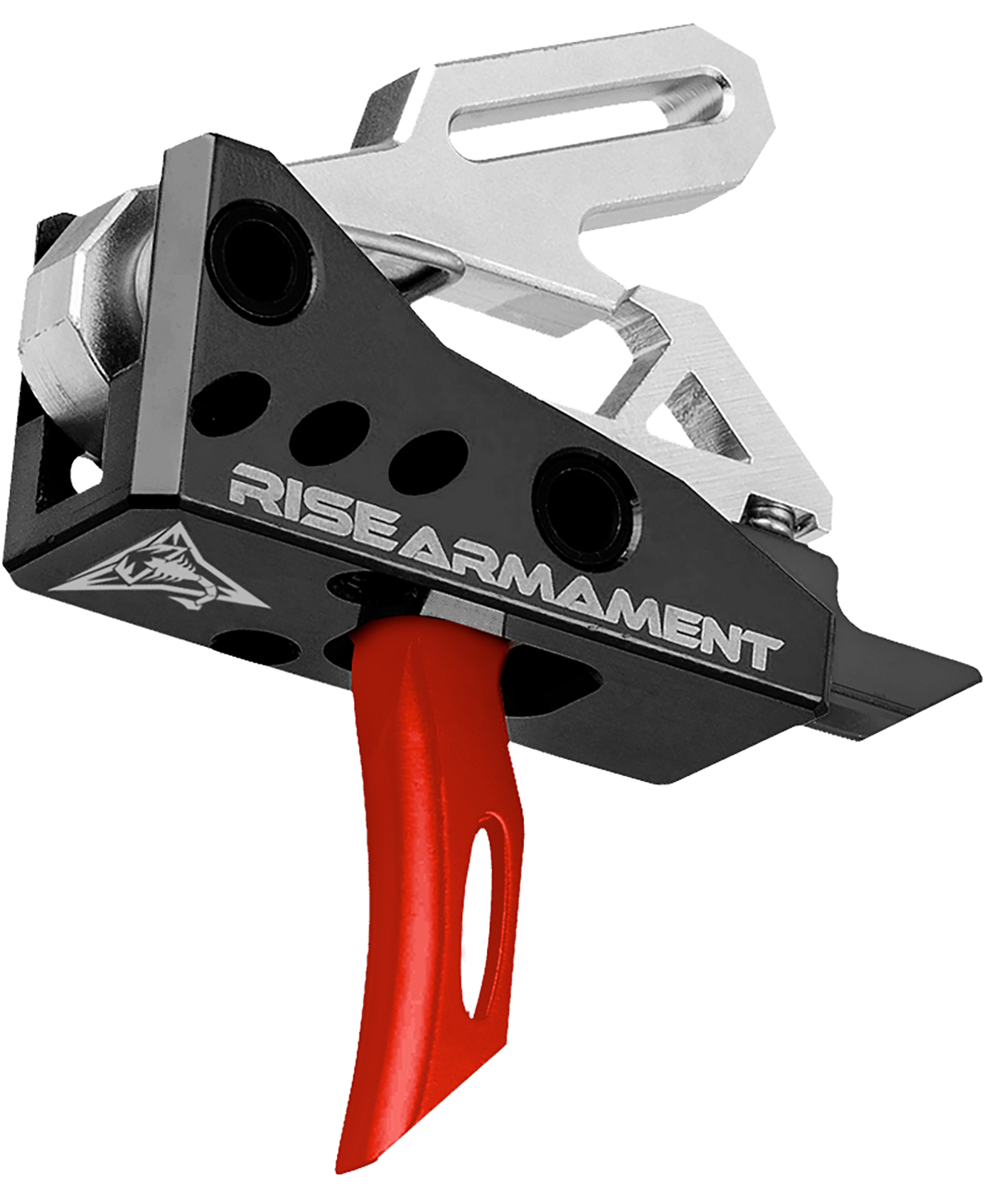 Rise Armament Ra535REDARP Ra-535 Advanced Performance Black/Red Single-Stage Fits AR-Platform
