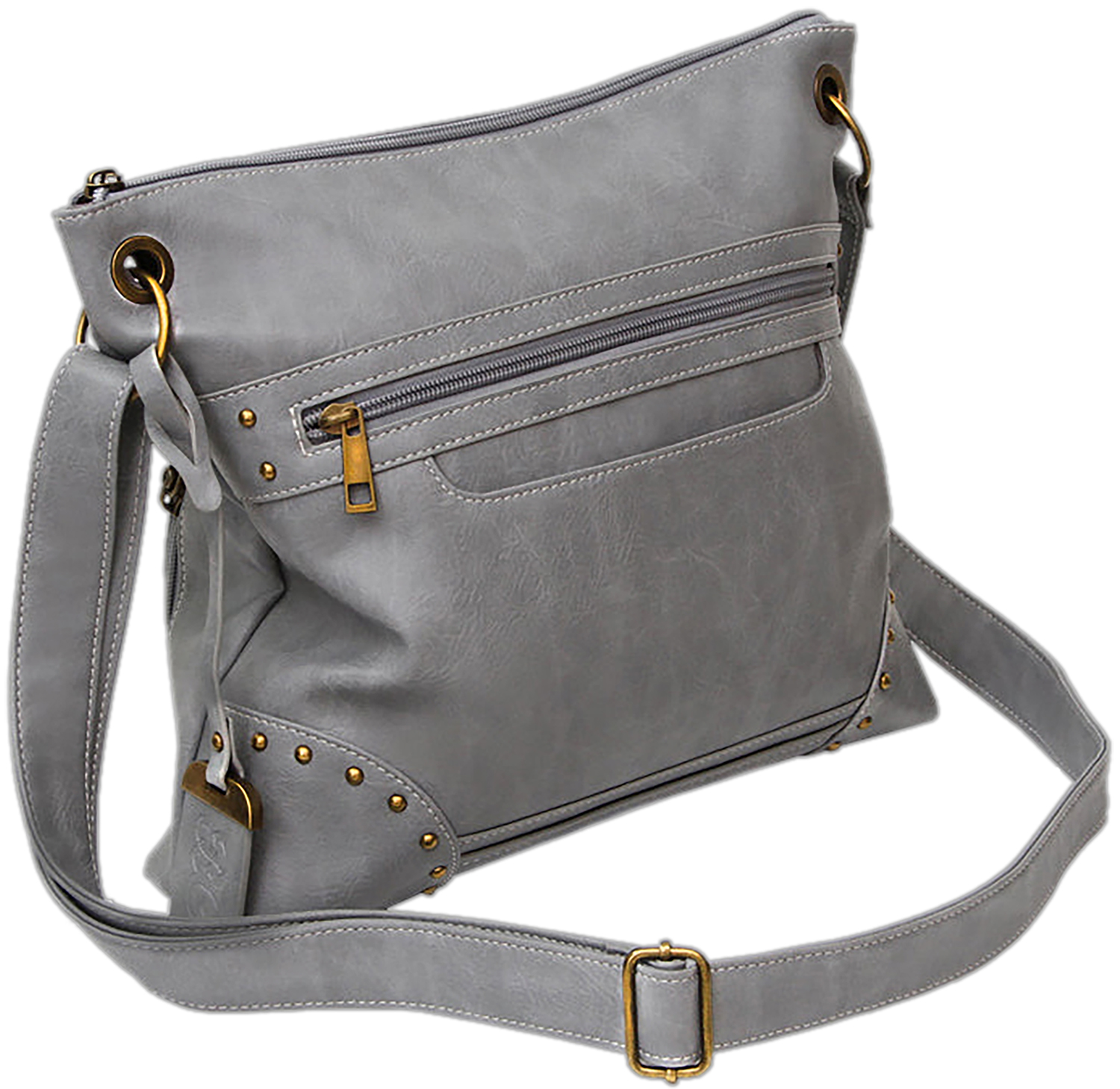 Bulldog BDP-082 Concealed Carry Crossbody Purse with Holster Grey