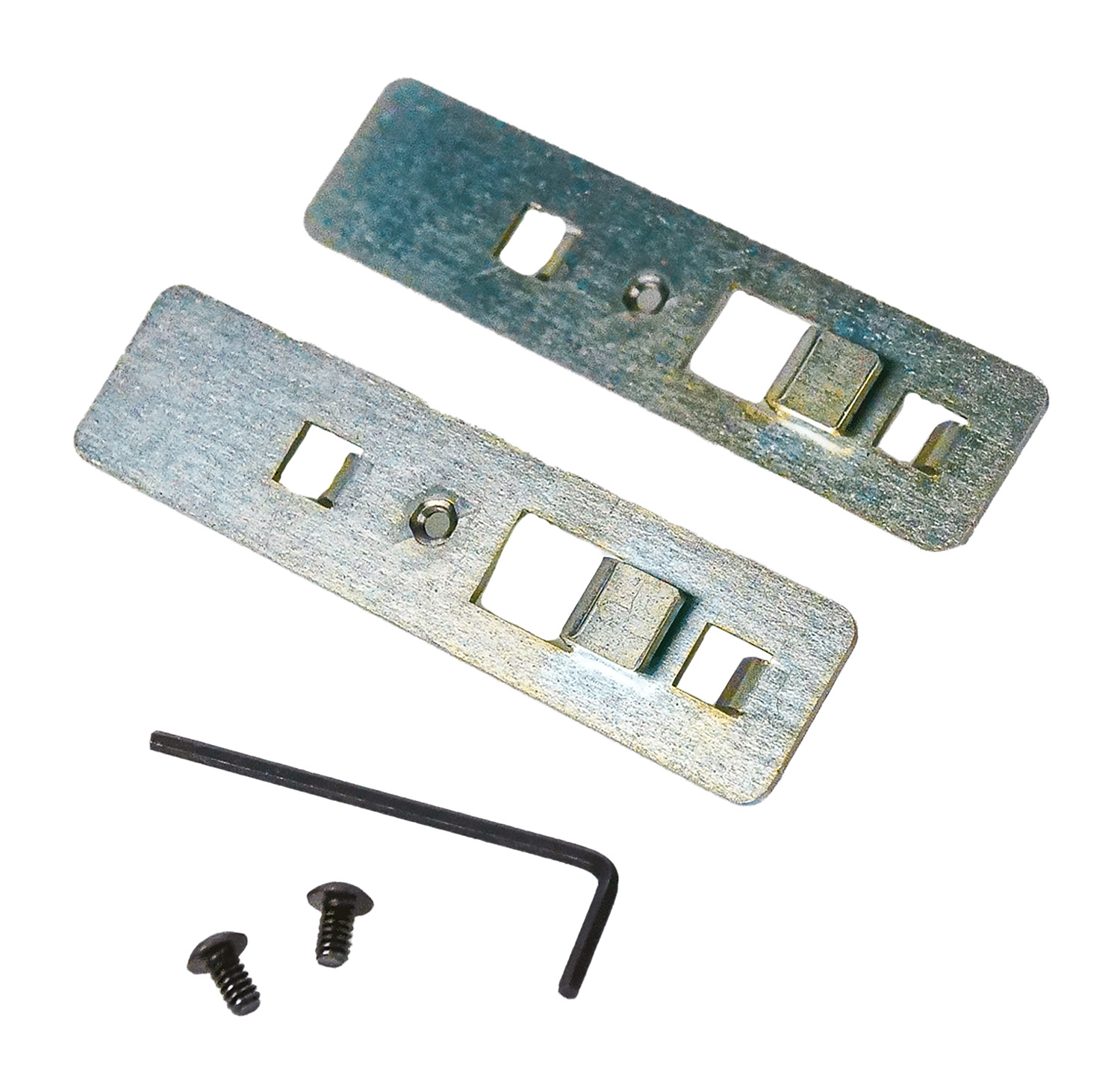 Berry’s 84913 Track Clips Pistol Rack Silver Steel Handgun