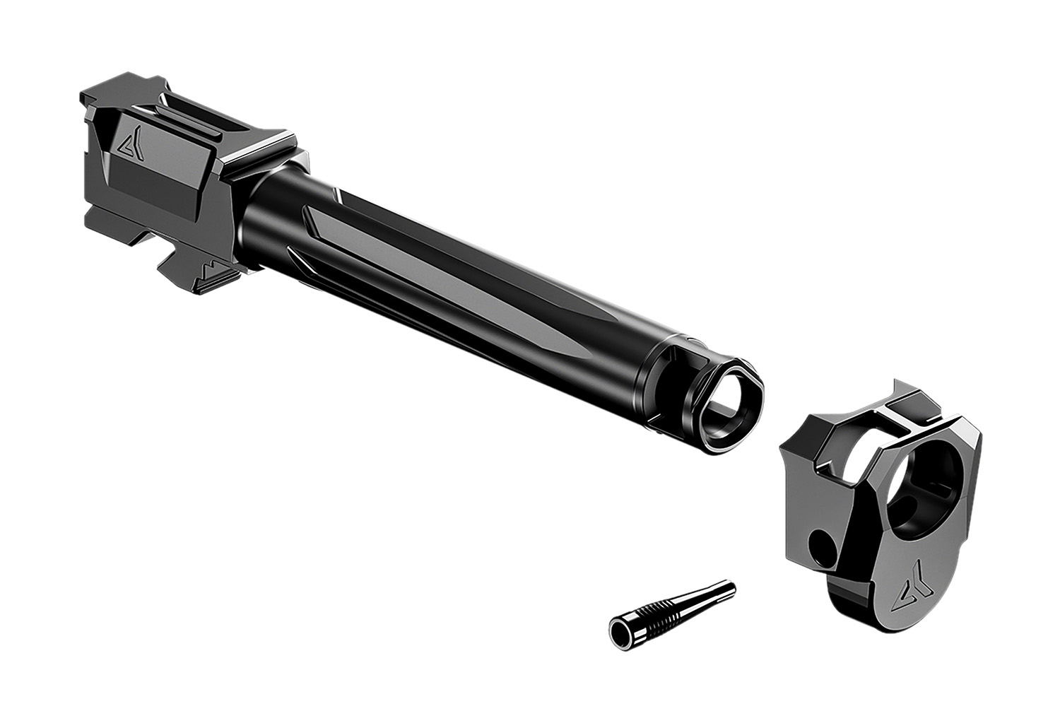 Radian Weapons R0884 Ramjet & Afterburner Combo Compatible w/Glock 17 Gen4, Black Ported Stainless Steel - RADN - Best Price $357.00