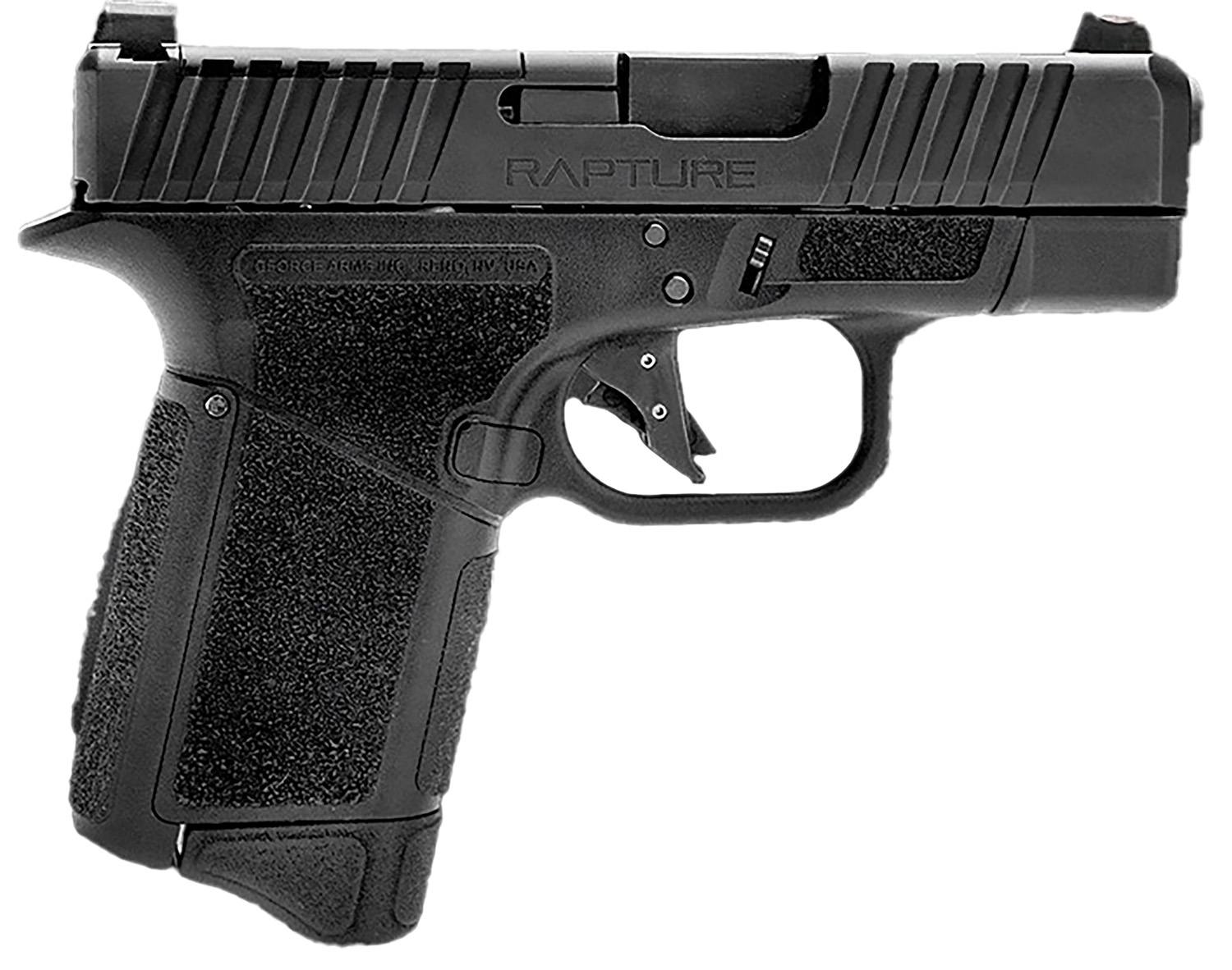 Gforce Arms GF932512BB RAPTURE 9mm 3.25" Black Semi-Auto Pistol - GForce Arms - 9mm