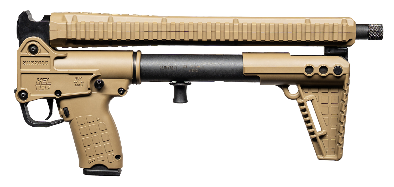 Kel-Tec SUB2000 Gen3 10mm Tan 15+1 16.15 in. - Superb Rugged Folding Carbine 2 Kel-Tec SUB2000 Gen3 10mm Tan 15+1 16.15 in. - Superb Rugged Folding Carbine - Image 2