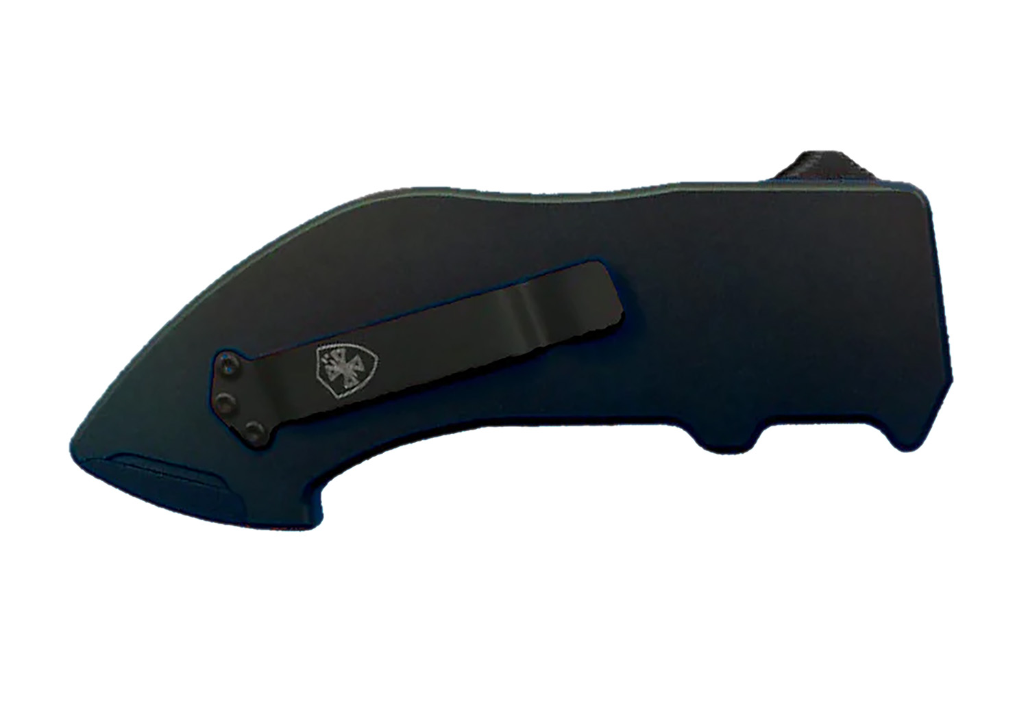 Templar Knife  Squire Utility OTF Razor Plain Black Anodized 5.38 Aluminum Handle