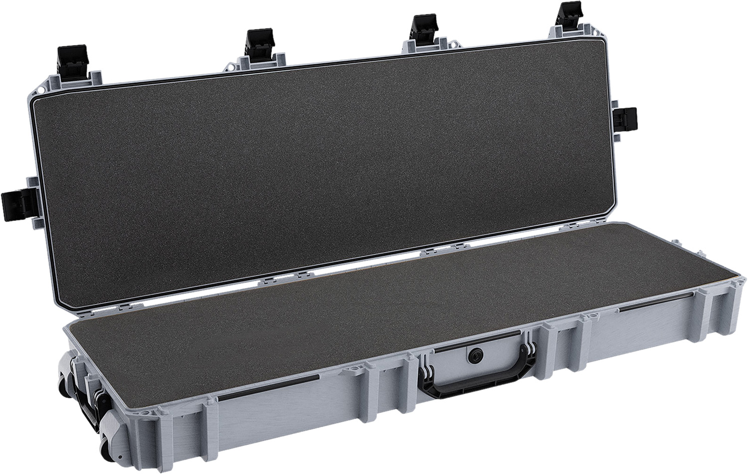 Pelican VCV8000000Gry Vault Double Rifle Case 53" Gray Polyethylene Foam Weather Resistant
