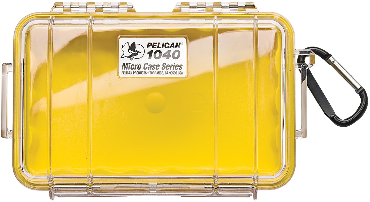 Pelican 1040-027-100 Micro Case Yellow/Clear 7" Hard Case