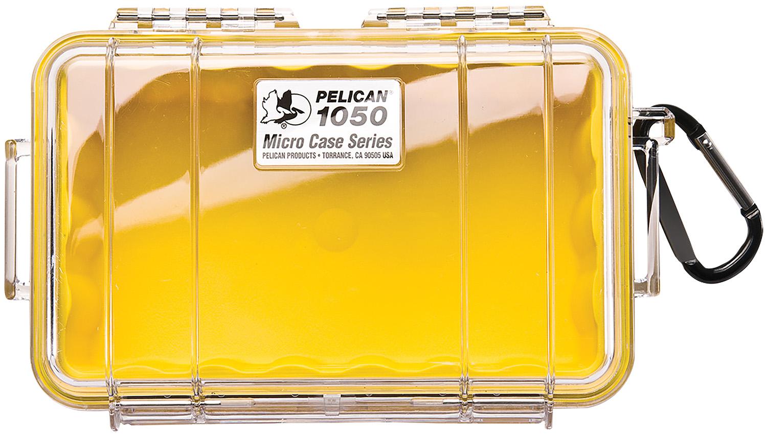 Pelican 1050-027-100 Micro Case Yellow/Clear 8" Hard Case