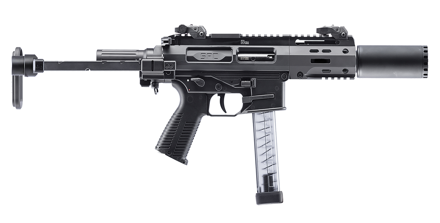 B&T Firearms BT500003PDWSDTBKIT SPC SD 9mm Luger 30+1 Telescoping Brace