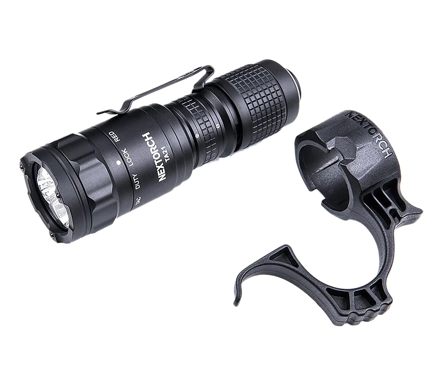 Nextorch Tactical Flashlight Set Black 1300 Lumens