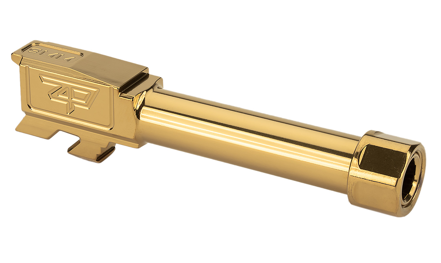 Zaffiri Precision ZP.43BTG 9mm Fits G43/43X 3.92" Gold 416R Stainless Steel