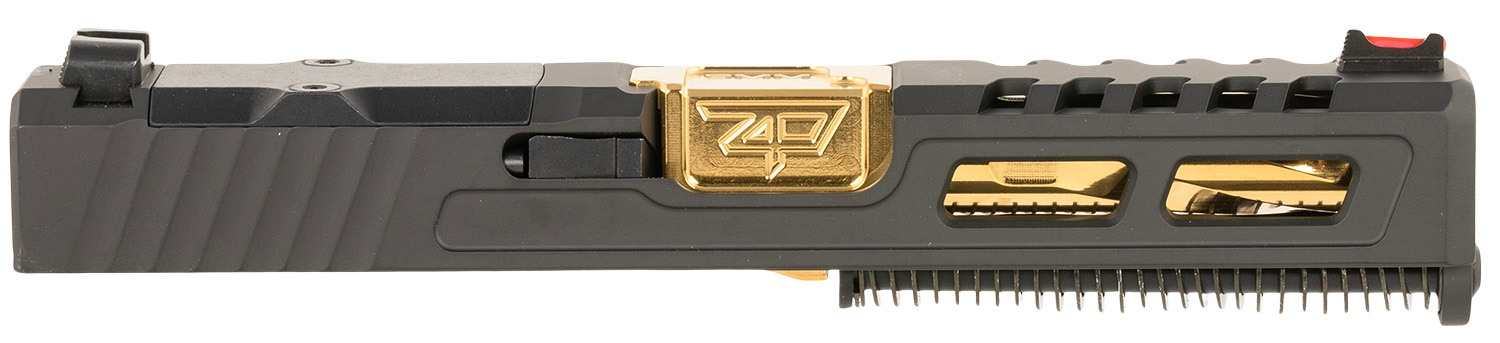 Zaffiri Precision ZPS.2.19.BLK.CU.2 ZPS.2 Complete Upper Gold TiN Barrel for Glock 19 Gen 3
