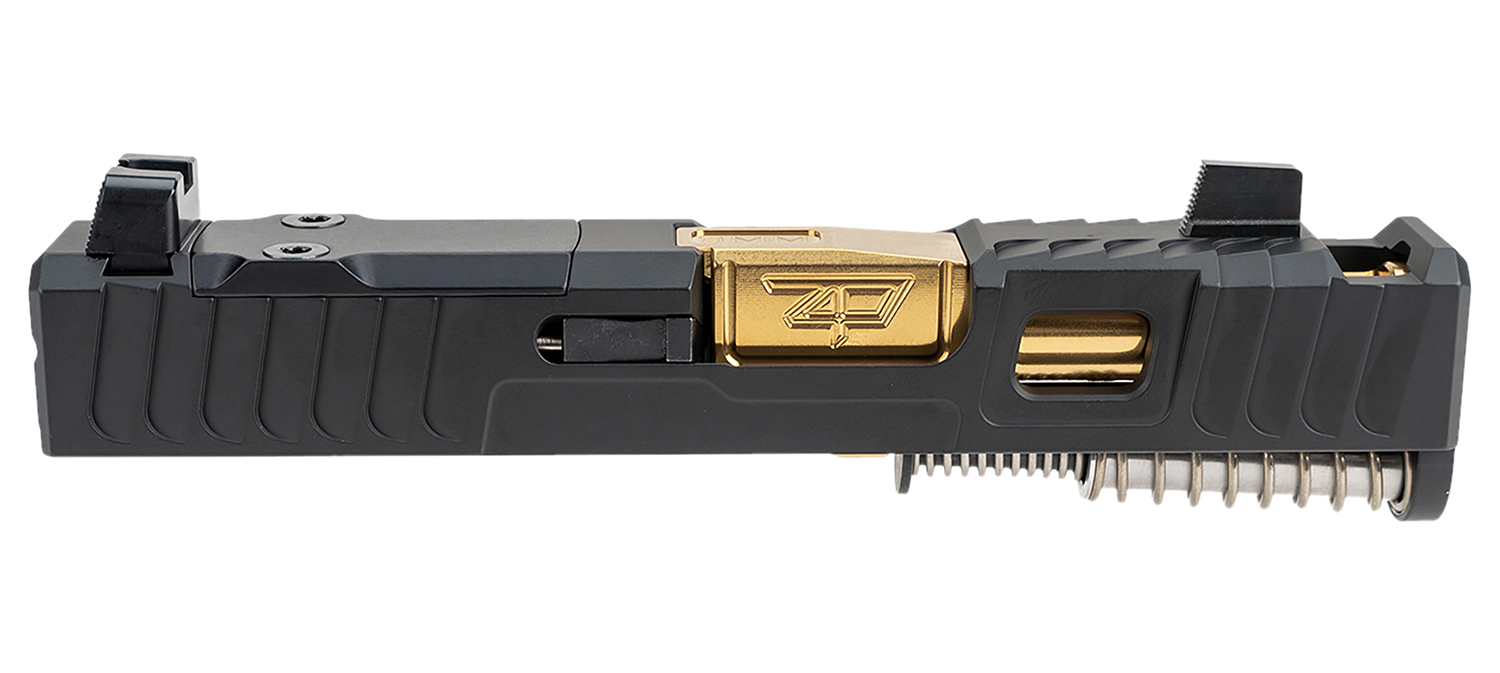 Zaffiri Precision ZPS.B.43.BLK.CU.2 ZPS.IBS Complete Upper Gold TiN Barrel for Glock 43