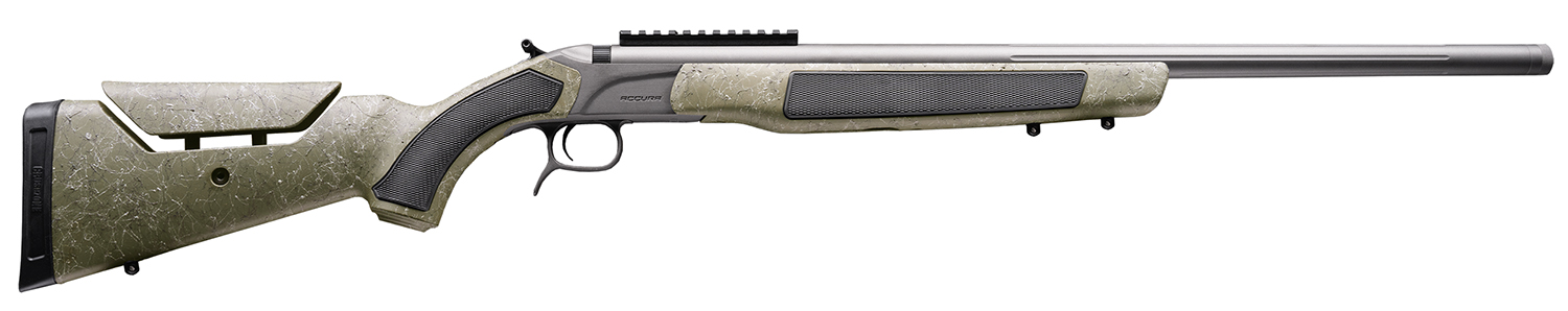 CVA PR3232NM Accura MR-X 45 Cal VariFlame 26" Sniper Gray Cerakote Fluted Threaded Barrel, Receiver w/Picatinny Rail, Adjustable Veil Alpine Synthetic Stock