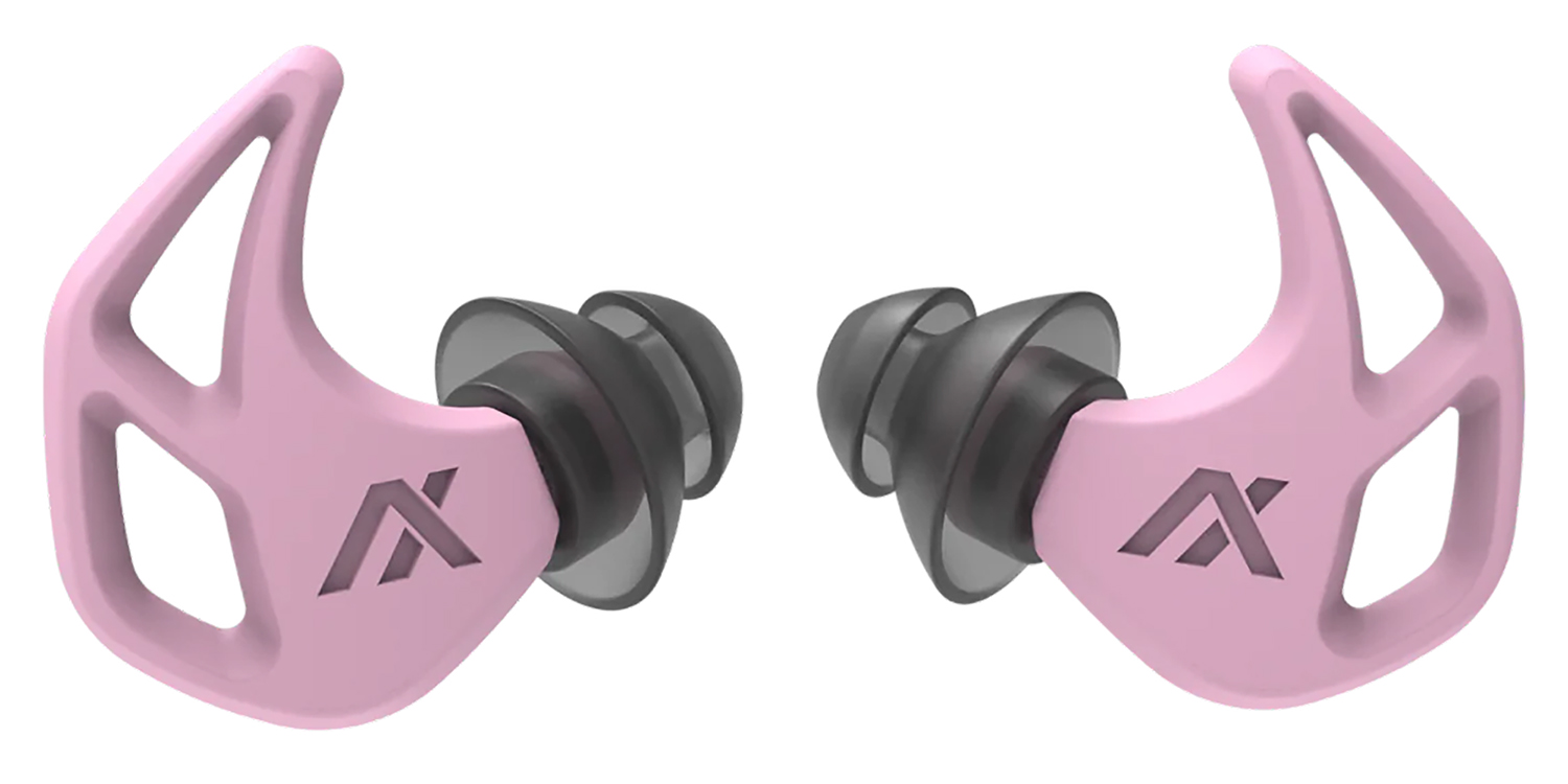 AXIL X20-PINK Earplugs, Soft Pink, 3 Silicon Tips, 2 Foam Tips, Case Included - AXIL - SOFT PINK