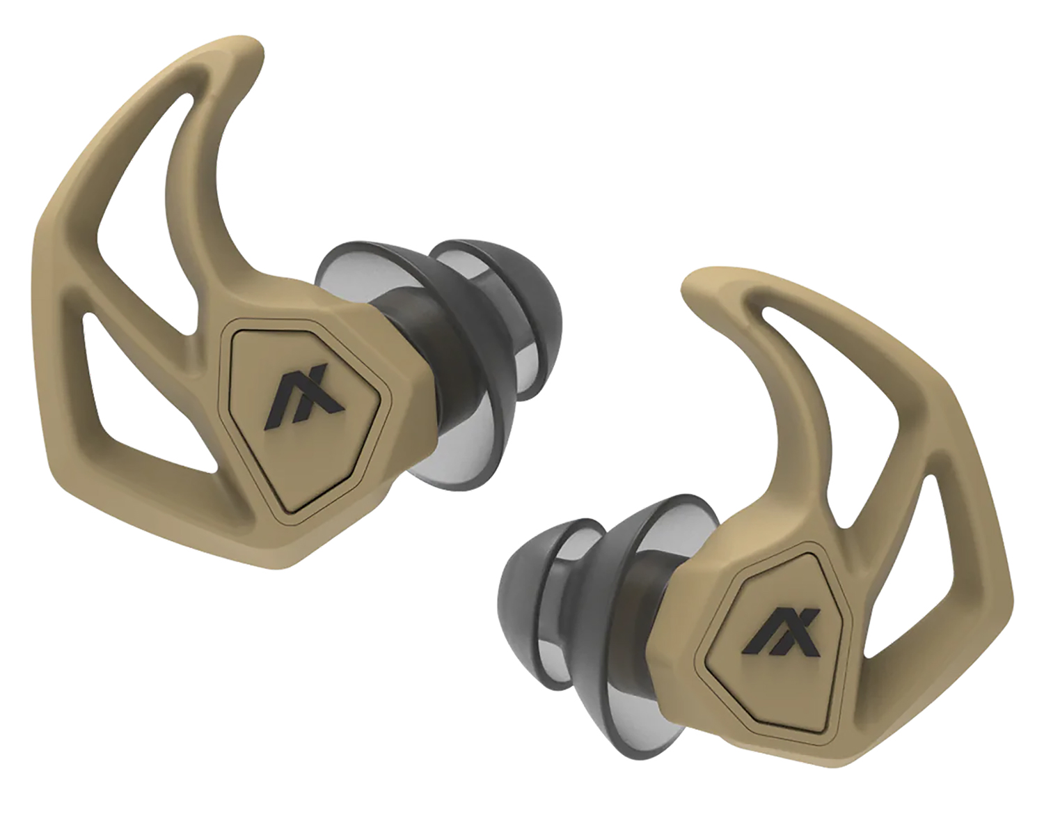 AXIL X30i Earplugs Desert Tan, Dual-Mode, 25dB Noise Reduction, Water-Resistant