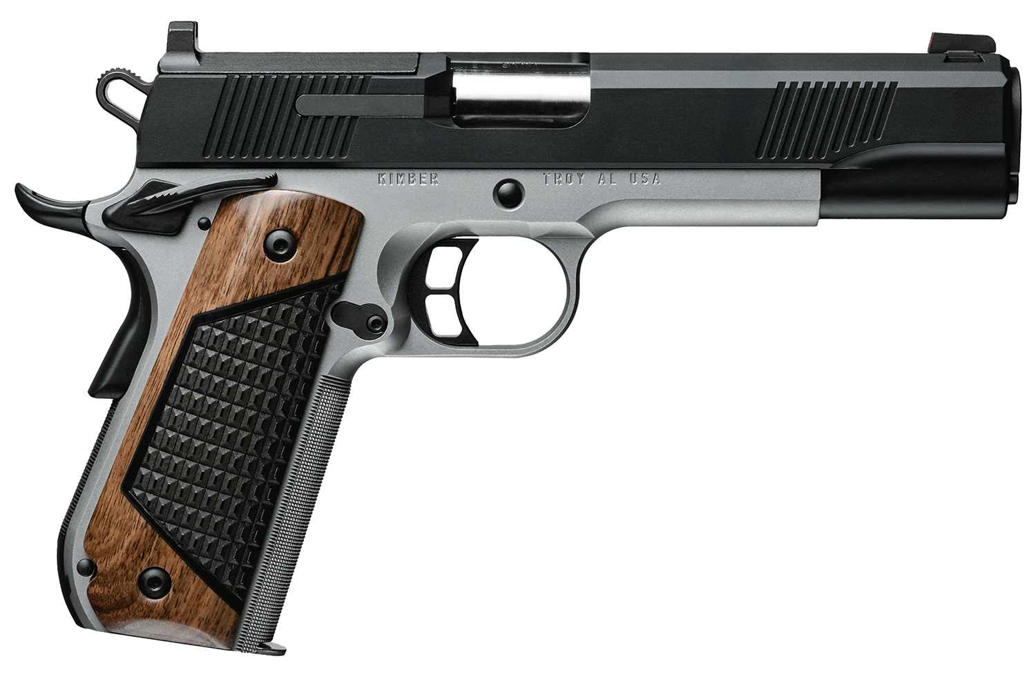 Kimber Custom Two-Tone Pistol  9mm 5 in. Black/Matte Stainless OR 9 rd. - Kimber - 9mm