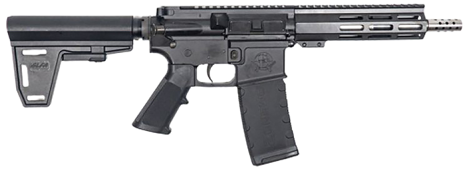 GLFA AR15 PISTOL W/BRACE 223 WYLDE 7.5" SS BARREL BLACK