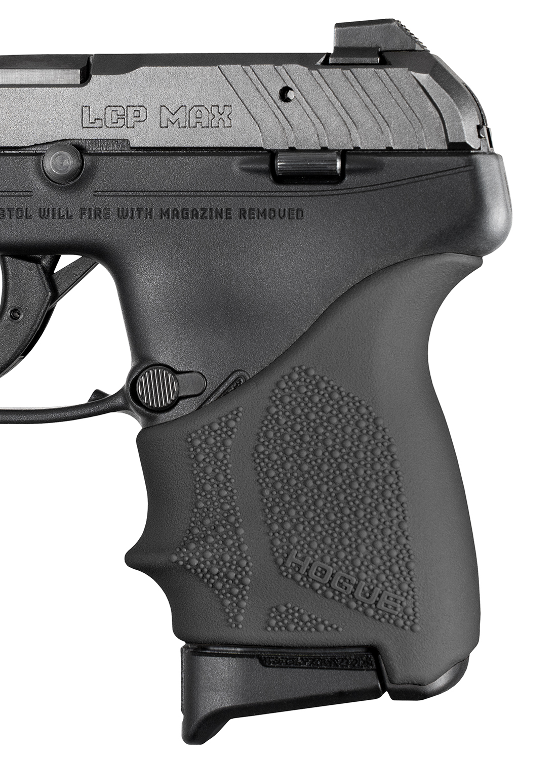 Hogue HandAll Beavertail Grip Sleeve Ruger LCP Max Black