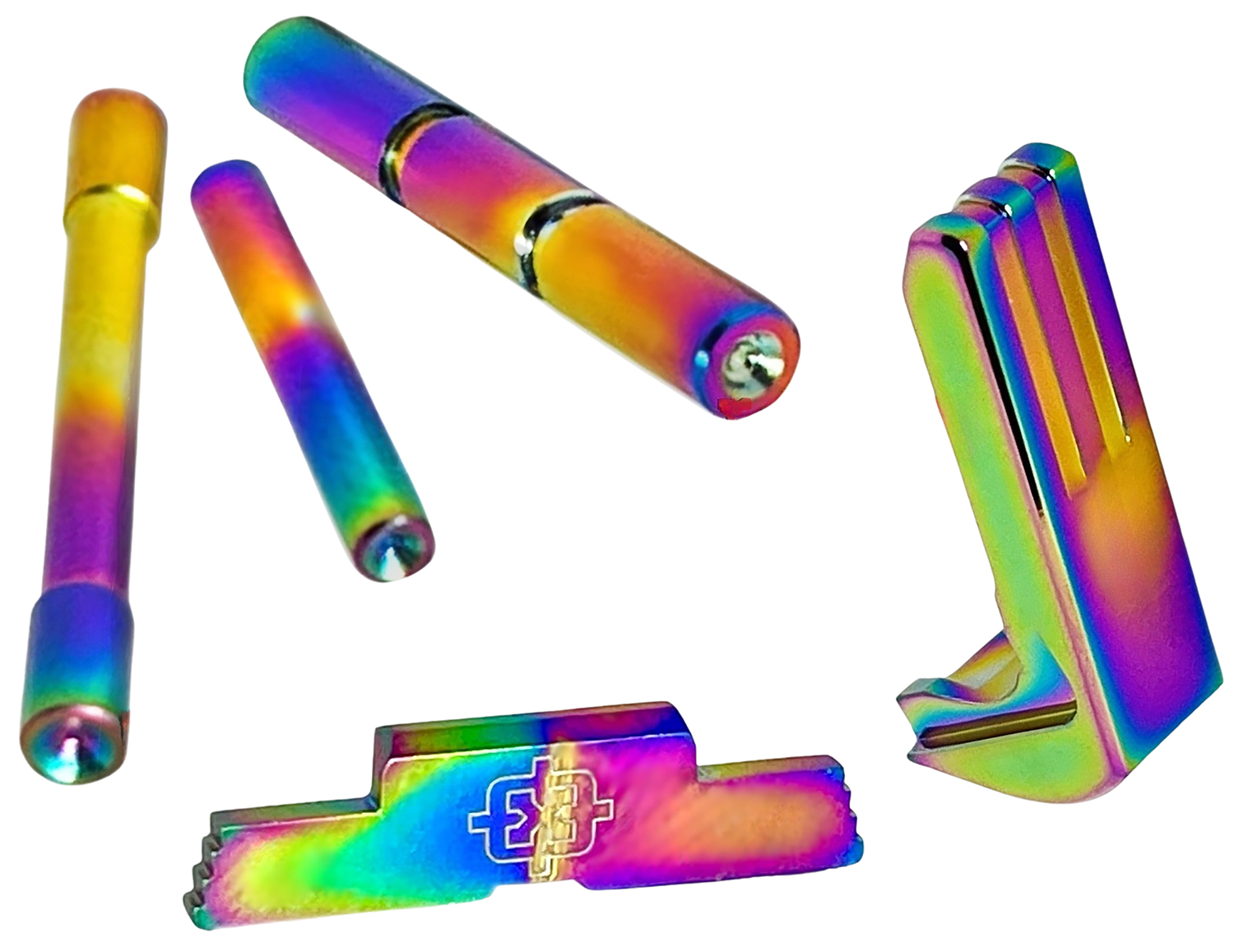 Cross Armory CRG43SOKPL 3 Piece Upgrade Kit Glock 43 Rainbow Aluminum