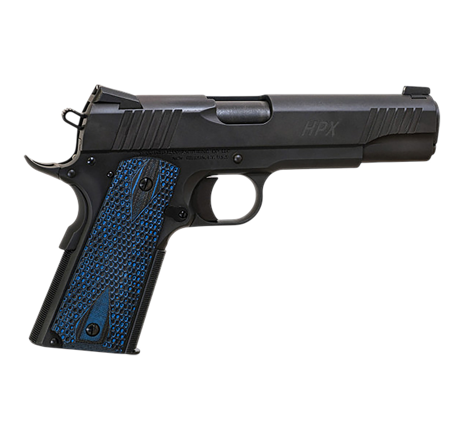 Standard Mfg 1911 HPX Full Size Frame 45 ACP 7+1 5” Black Match Grade...