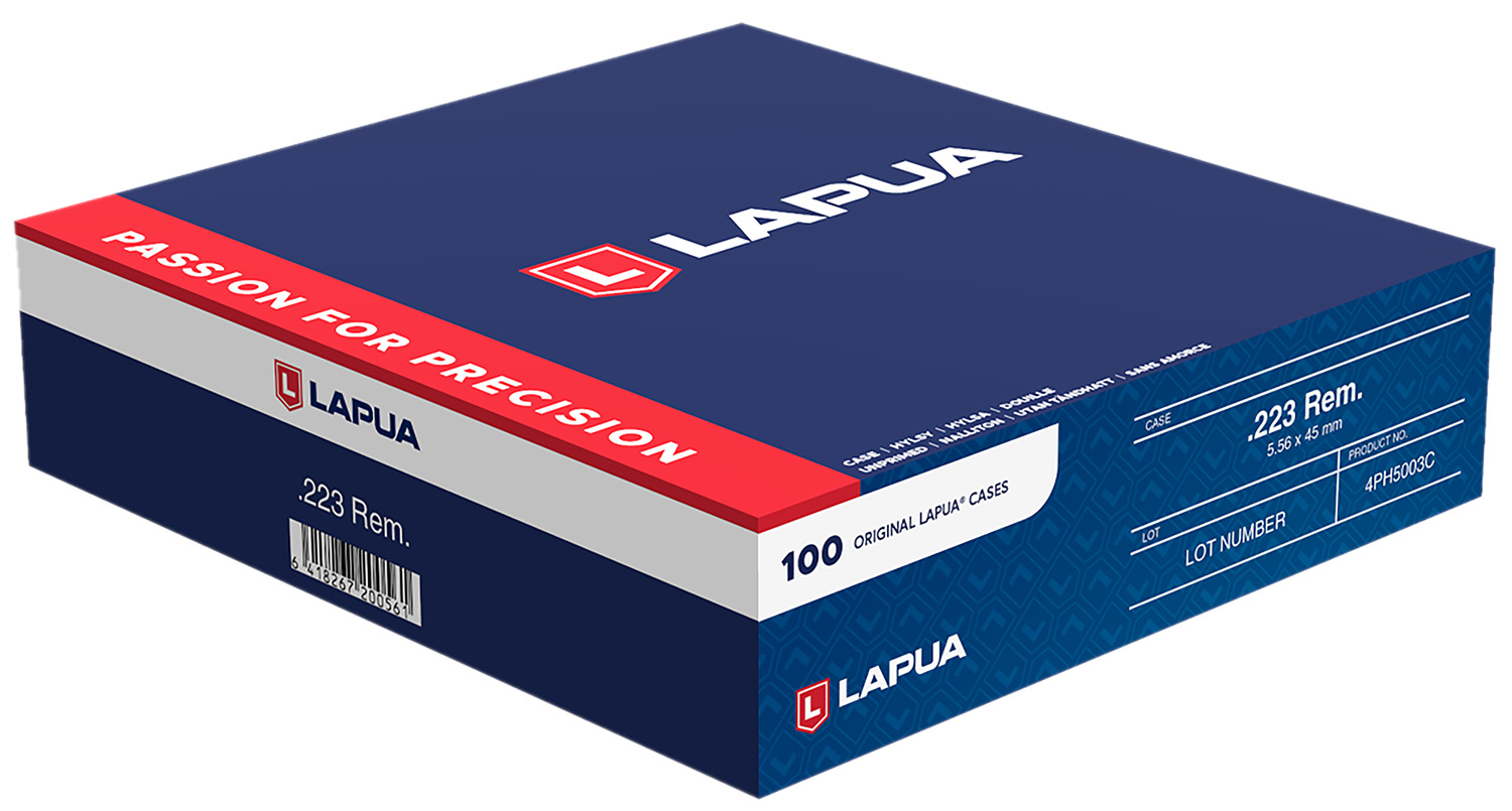 Berger Bullets 4PH5003C Unprimed Cases  223 Rem Rifle Brass 100/Box