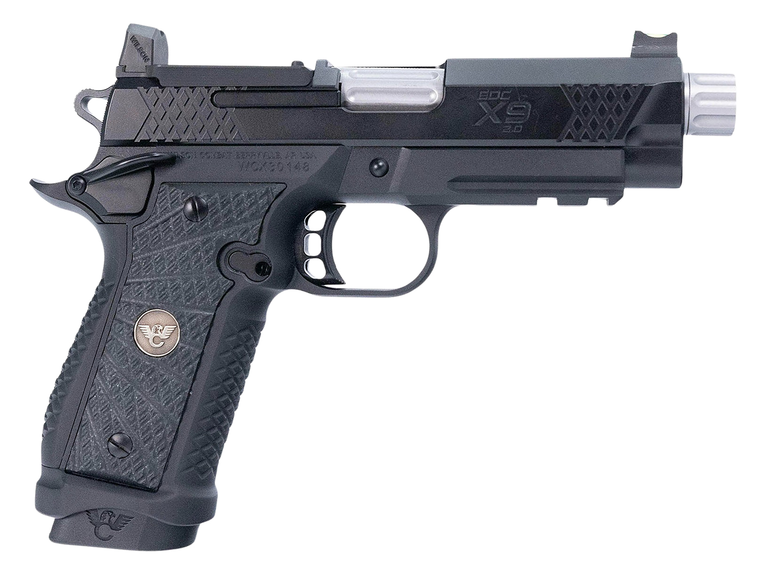 Wilson Combat EDC XP 2.0 9mm Luger 18+1 4" Threaded Barrel, Optic Cut/Serrated Slide - Wilson Combat - 9mm Luger