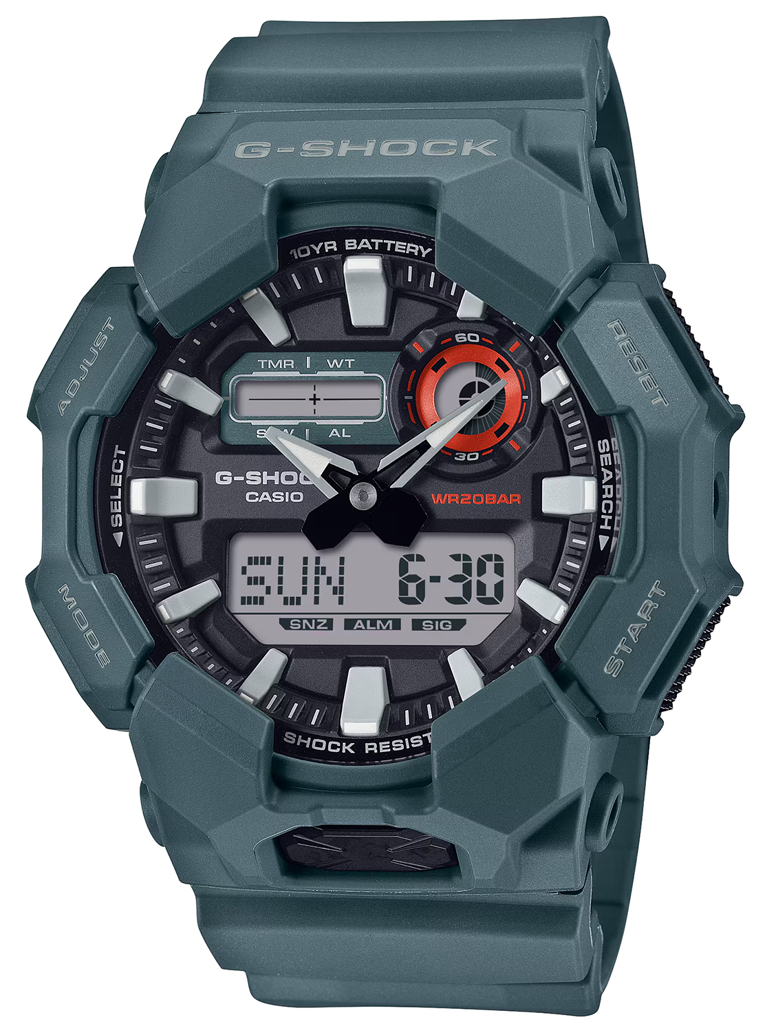 GSHOCK GA0102ACR ANALOG DIGITAL BLUE