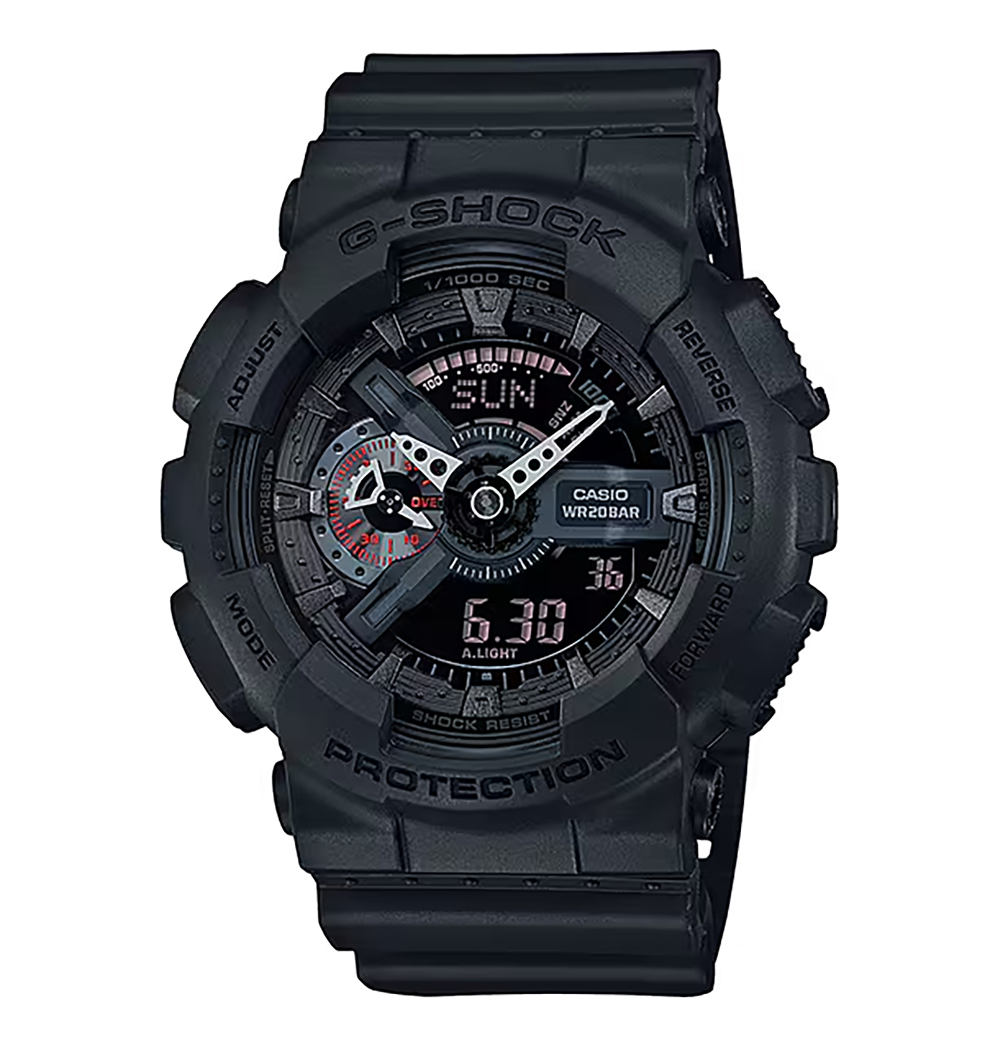 GSHOCK GA110MB1ACR MILITARY ANALOG DIG BLK - GSHOCK