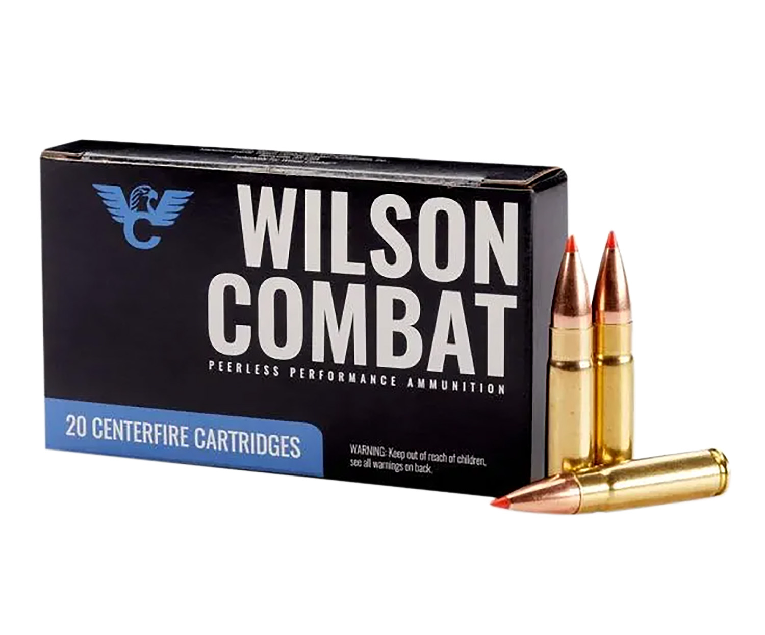 Wilson Combat A300Black110VMAX 300Blackout 110Gr Hornady V-Max 20 Per Box/10 Case