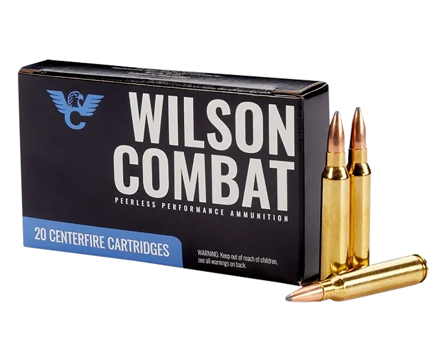 Wilson Combat A22365SBT 223Rem 65gr Sierra GameKing Spitzer Boat Tail ...