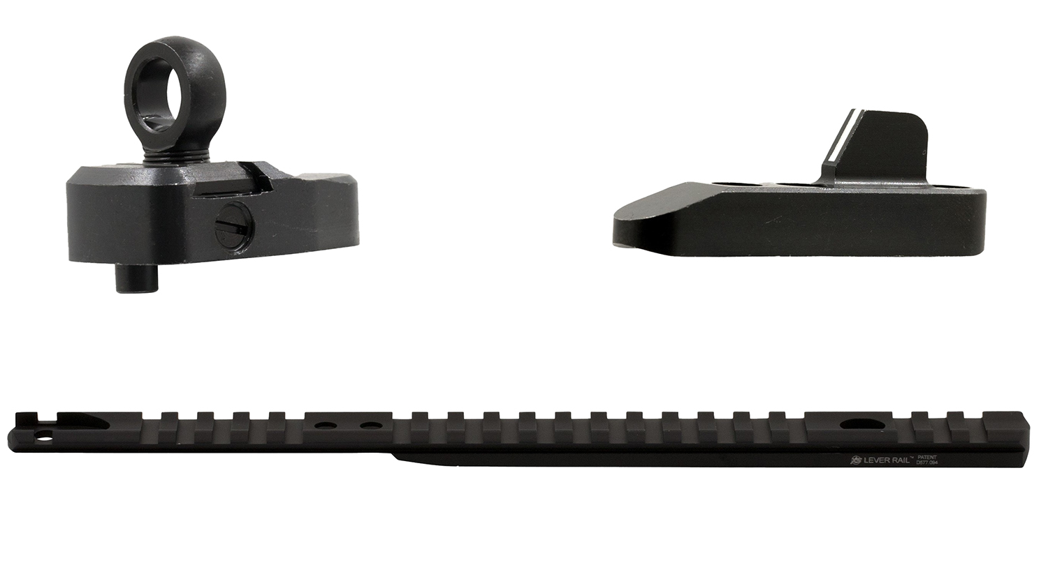 XS Sights ML10095 Marlin Optic Mounts & Ghost Ring Sight Sets  Black Anodized Aluminum/Steel Fits Marlin 1894 Lever Action