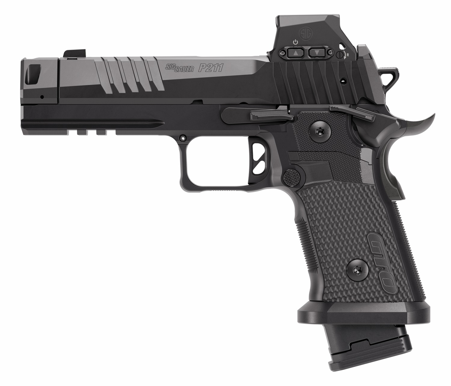Sig Sauer P211 GTO Romeo X - Superb Compensated 9mm Pistol 3 Sig Sauer P211 GTO Romeo X compensated 9mm pistol with optic