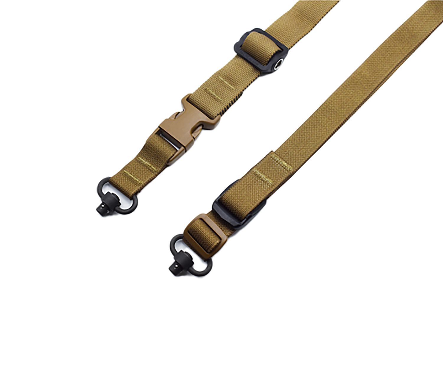 Tac Shield T6031CY 2N1 Warrior Sling QD Push Button Padded Coyote