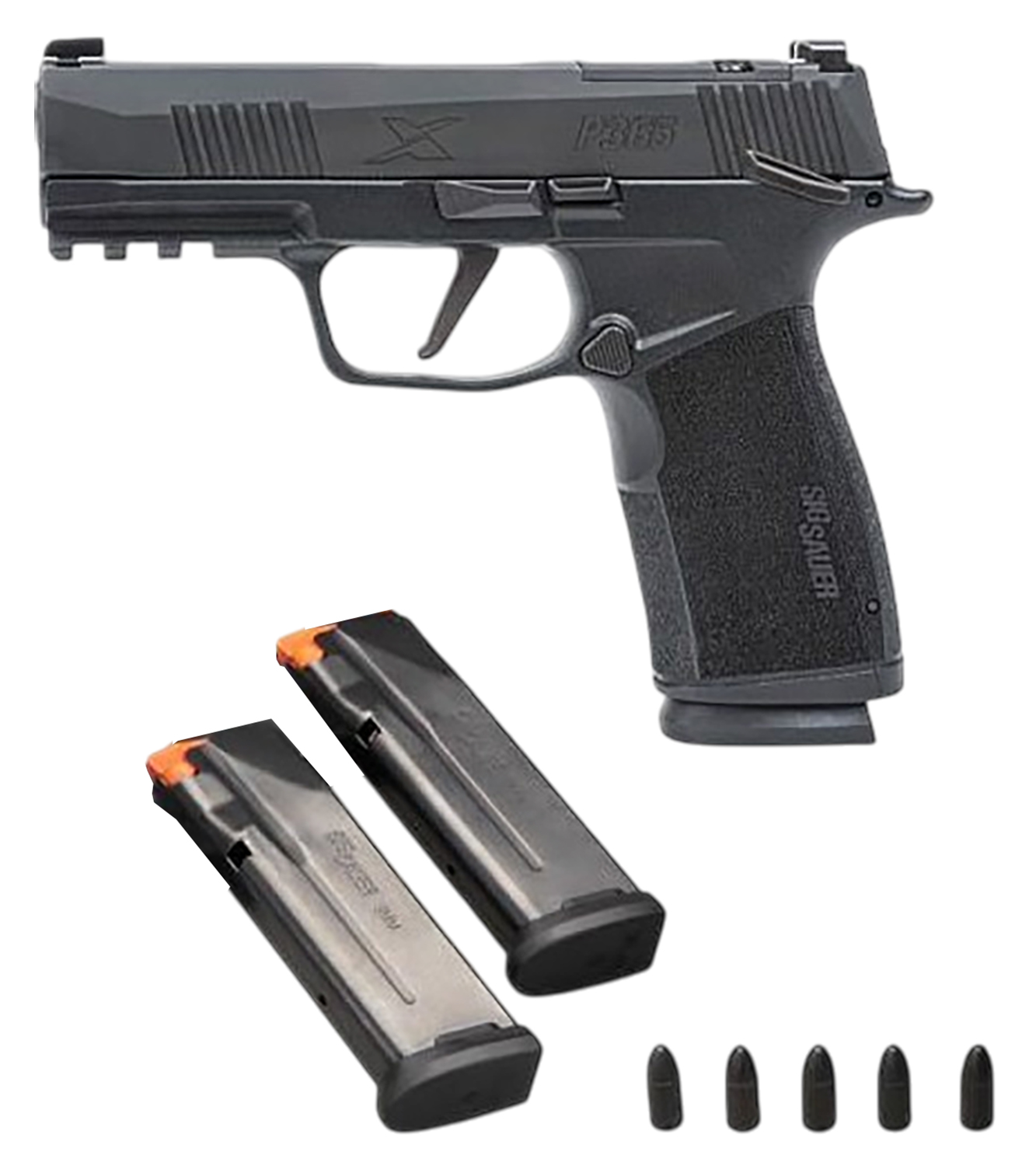 SIG 365XCA-9-MS-VKIT-10 P365 9MM 3.7 10R OR MS BLK