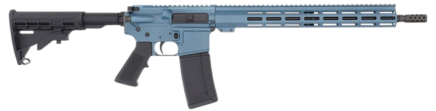 GLFA AR-15 Semi-Auto Rifle: .223 Wylde, 16" 1:8 Twist Heavy Barrel, 30-Round Capacity, Aluminum 7075 Frame, Cerakote Finish, M4 Feed Ramps, 7075 Upper, 33.25" Length, 6.8 lbs Weight