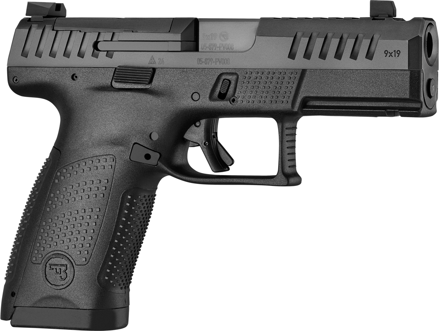 CZ-USA 91578 P-10 C  9mm Luger 15+1 4" Ported Barrel, Optic Ready/Serrated Slide