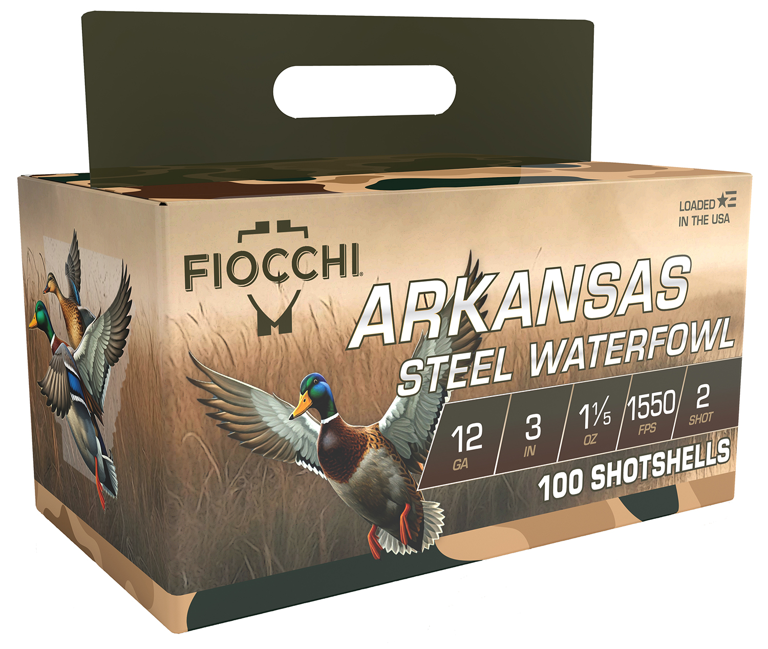 Fiocchi Arkansas Steel Shotgun Ammo 12 ga. 3 in. 1 1-5 oz. 1550 FPS Sh...