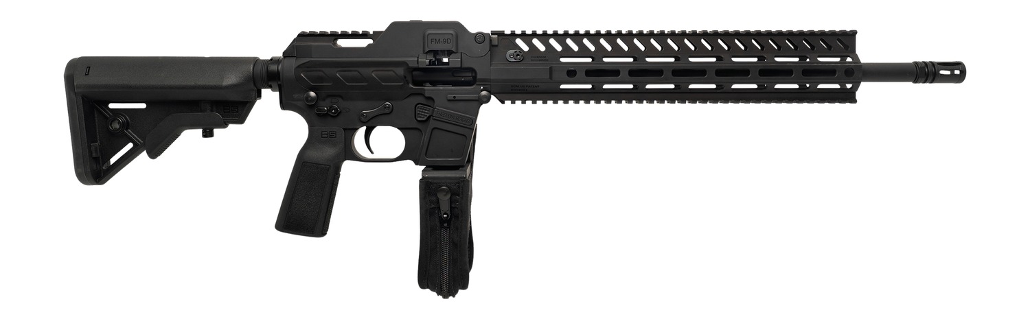 Freedom Ordance FM9D16-BLK FM9D 9mm Luger 33+1 16" Black Anodized Barrel, Black Anodized Receiver, Black Polymer Grip
