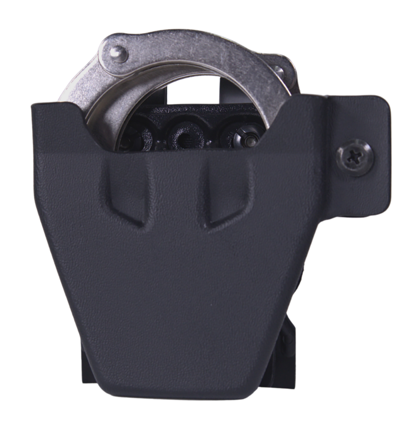 High Speed Gear 42DCSCBK Handcuff Holster, Kydex, Black, MOLLE/Belt Mount - High Standard