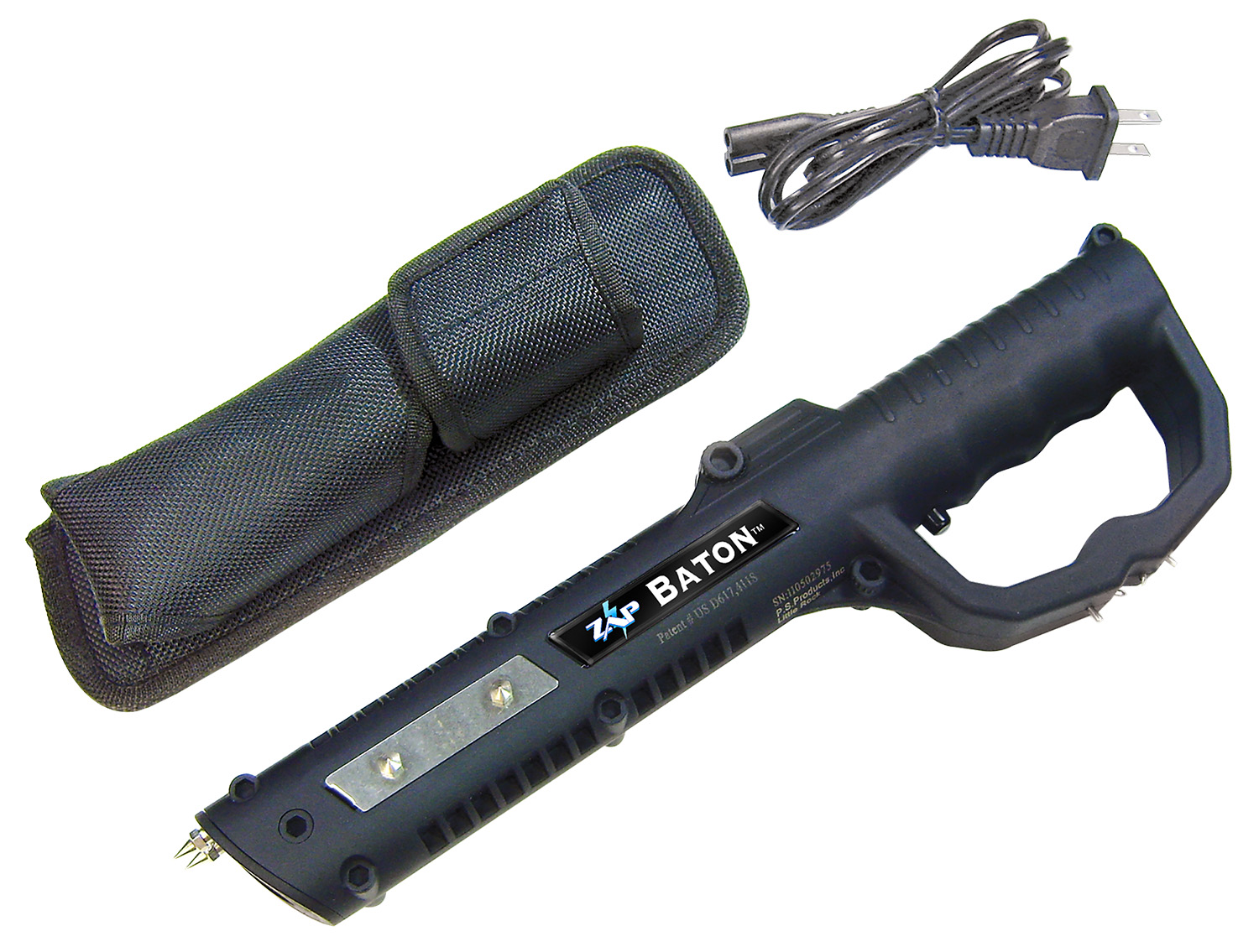 PSPI ZAPBATON Zap Stun Baton 1M Volt W/HLTR