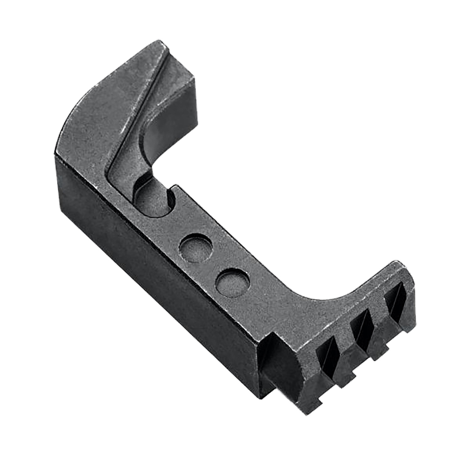 Tyrant CNC TD43X48ESTEELBLACK Extended Magazine Release Glock 43x/48 Black Aluminum/Steel - Tyrant CNC