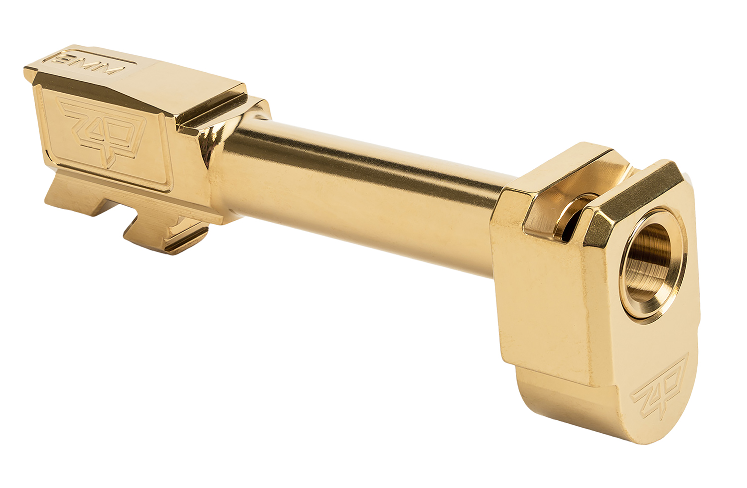 Zaffiri Precision ZP.43BTCG Threadless Compensator 9mm Fits G43/43X Gold