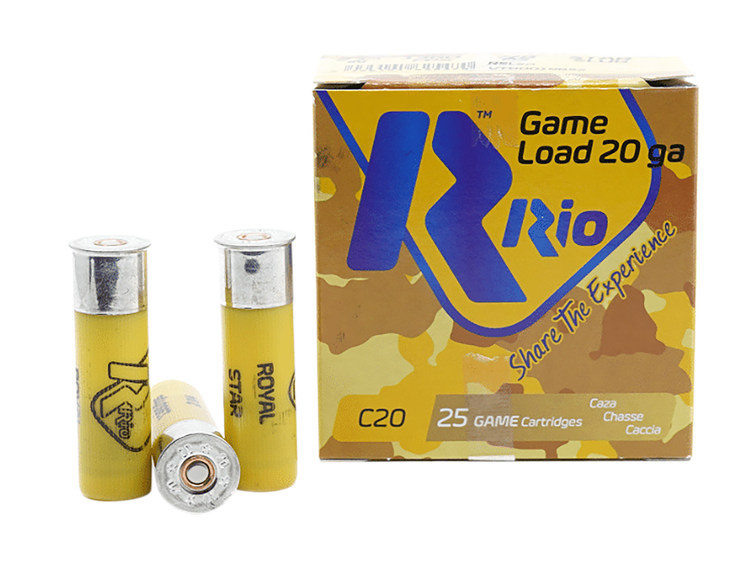 RIO Ammunition Royal Star Slug 20Ga 2.75 7/8Oz 25/10 RSL20