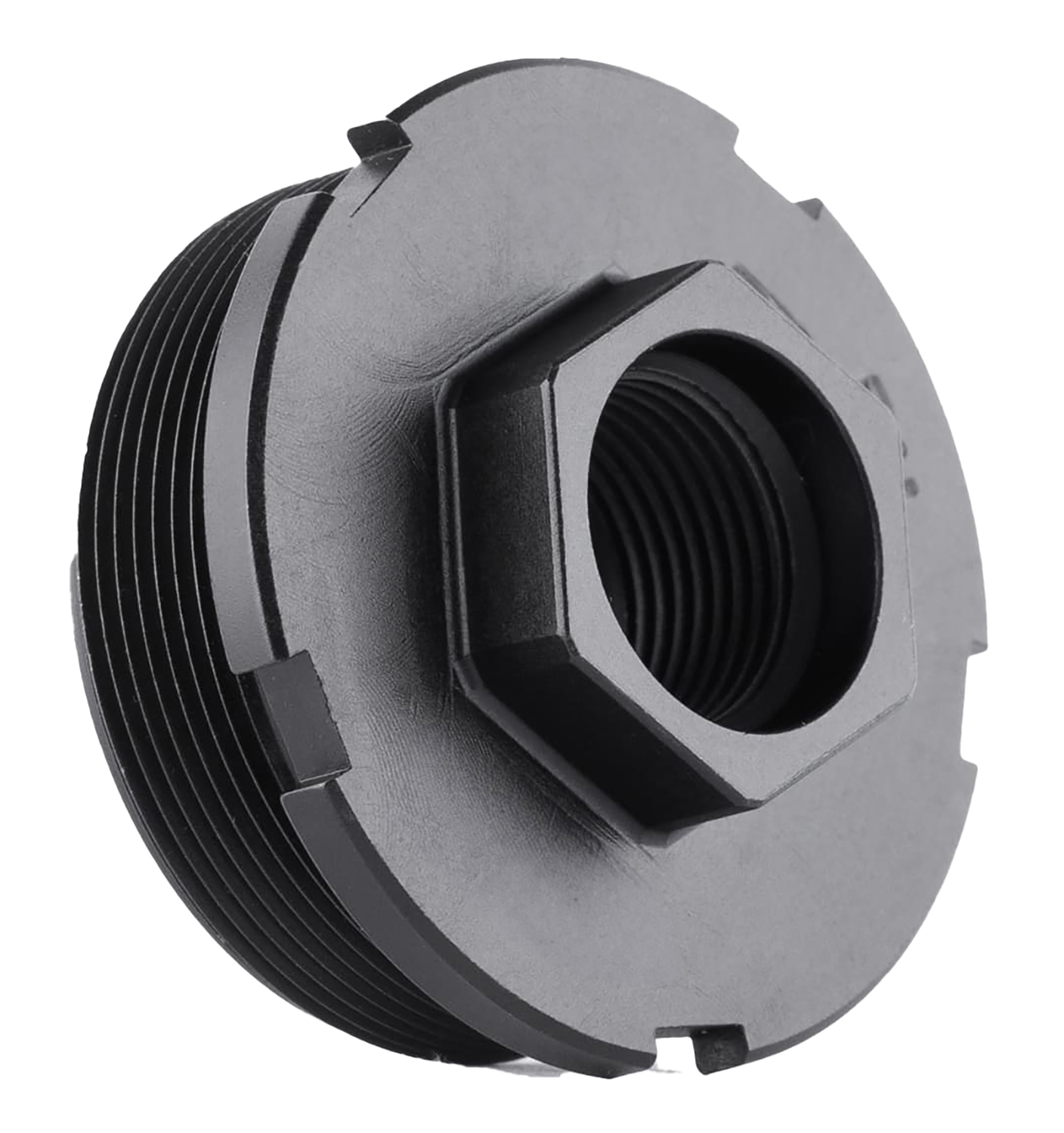 Dead Air Lt315 Hub Direct Thread Mount 5/8"X24 4140 Ht Alloy Steel Black Nitride